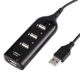 480 Mbits High Speed Mini 4 Port USB 2.0 Hub 60cm Cable Length USB Port For Laptop PC Computer Laptop Peripherals Accessories
