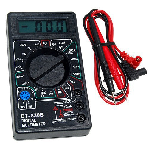 Digital LCD Voltmeter Ohmmeter Ammeter Multimeter Handheld Tester OHM VOLT