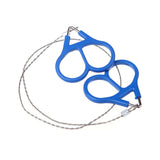 Outdoor Plastic Ring Steel Wire Saw Scroll Emergency for Hunting Camping Hiking Survival Tool