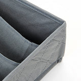 Three Pieces a Set Foldable Box Bamboo Charcoal Fibre Storage Box for bra underwear necktie socks