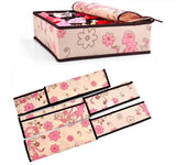 Cute design Home storage supply Underwear Organizer Closet Drawer Storage Box For Socks Ties Bra Lingerie Organiser