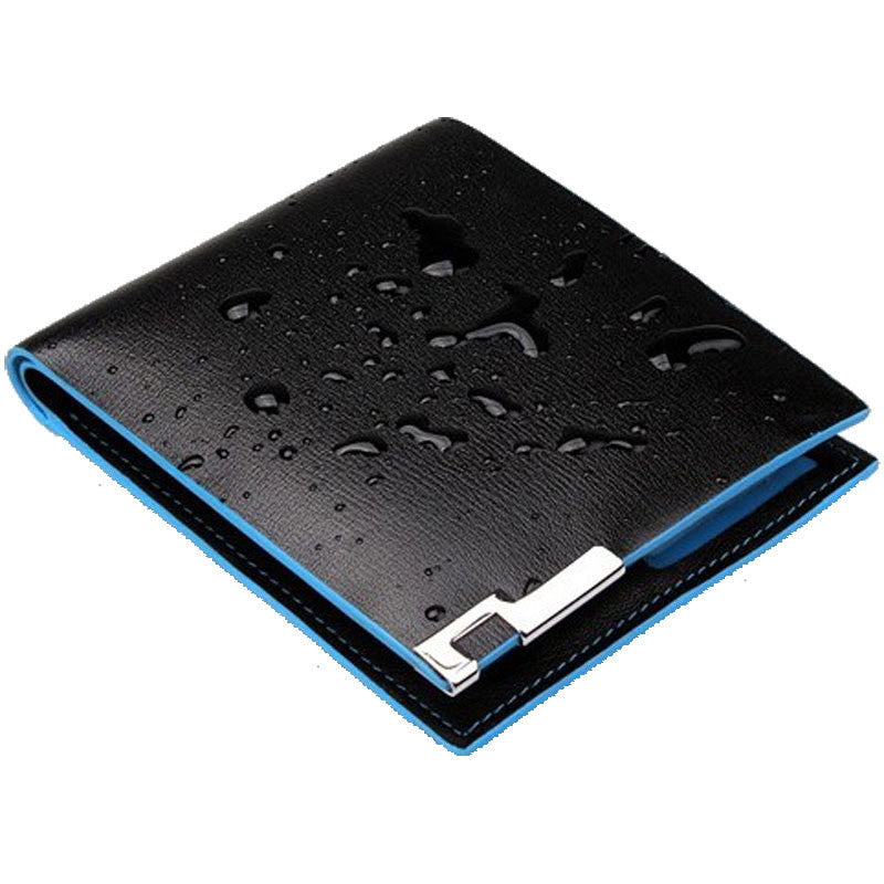 High quality Men's Fashion vintage genuine leather short men wallets male wallets man purse