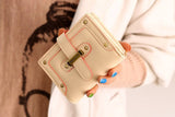 New Fashion good PU leather zipper&Hasp fashion women wallets/lady purses short style