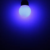 5W RGB Golden Shell Light Remote Controlled LED Ball Bulb (85-265V)