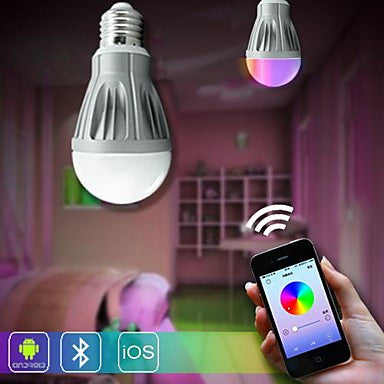 H+LUX™ Bluetooth Control LED Smart Bulb (R,G,B,W...) 7W AC 85-265V