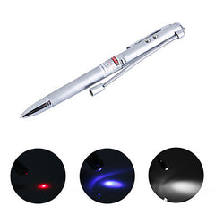 4-in-1 Pen (LED Flashlight + UV + Laser) multifunctional pen