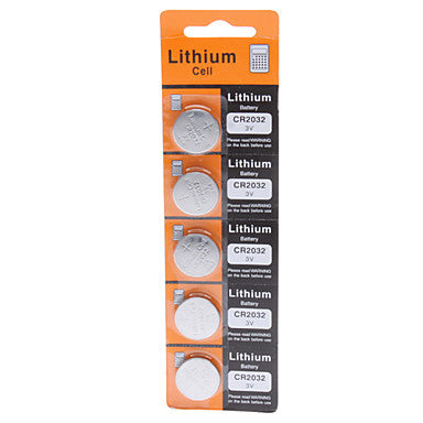 3V CR2032 Lithium Button Battery (5pcs)