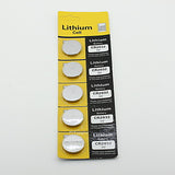 CR2032 3V High Capacity Lithium Button Cell Batteries (5-pack)