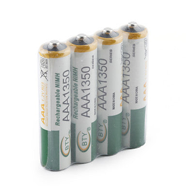 1350mAh BTY Ni-MH AAA 1.2V Rechargeable Battery