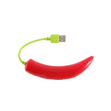 1pcs Pepper USB HUB 4 Port High Speed USB 2.0 Splitter Adapter Cable For PC