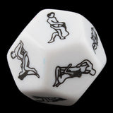 12 Sides Love Sex Adult Sexy Spice Erotic Craps Dice Toy Yahtzee 2 Dices Game