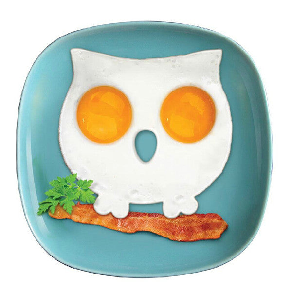 High Quality Silicone Mold Owl Egg Ring Breakfast Eggs Mould Cooking Tools For Gift Novelty