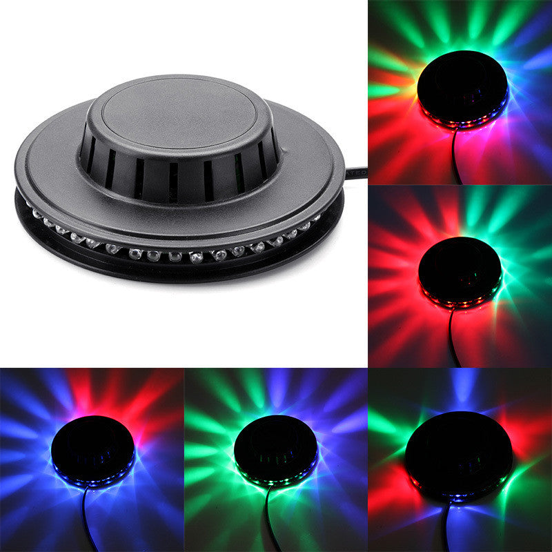 New 8W 48 LED 90-240V Auto & Voice-activated LED RGB mini Stage Light Bar Party Disco DJ Stage Lighting