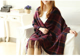 Winter Scarf Fashion Wool Spain Desigual Scarf Women Plaid Thick Scarves Shawl for Women