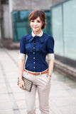 Career shirt new Promotions hot trendy cozy women clothes plus size Casual shirt Korean Slim shirt