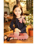 Autumn children clothing suits girls clothing set child cotton sportswear set girl casual suit