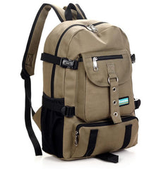 Fashion arcuate shouider strap zipper solid casual bag male backpack school bag canvas bag designer backpacks for men