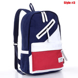 Canvas backpack schoolbags for girls casual backpack women men printing backpack shoulder bags fashion school backpacks pretty