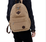 Casual Canvas Men's Backpacks Students School Bag High Quality All-Match Large Capacity Vintage Travel Bags