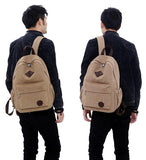 Casual Canvas Men's Backpacks Students School Bag High Quality All-Match Large Capacity Vintage Travel Bags