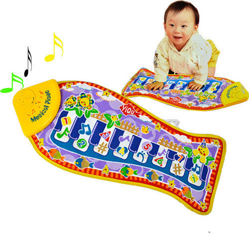 Fashion Baby Piano Music Smart Toys Kids's Fish Animal Gift Mat Touch Kick Play Fun Toy