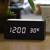 LED Alarm Clock,despertador Temperature Sounds Control LED display,electronic desktop Digital table clocks