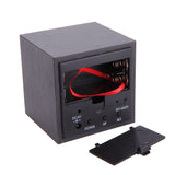 USB DC6V Activated Desktop Table Clocks Despertador LED Digital Square Alarm Wood Wooden Clock Temperature Display Voice Sound
