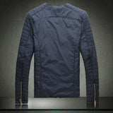 Hot Sale Men's Fashion Korean Style Jacket Male Korean Style Solid O-neck Thin Coat