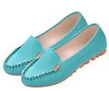 New Arrivals women flats leather fashion shoes slip on woman loafer