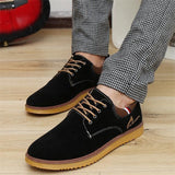 New Arrival Men's England Style Solid Dull Polish Flats Shoe Male Plain Low Fashion Shoes