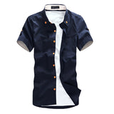 Hot Sale 2015 Men's Fashion Short Sleeve Shirts.Top Brand Quality Summar Slim Shirts