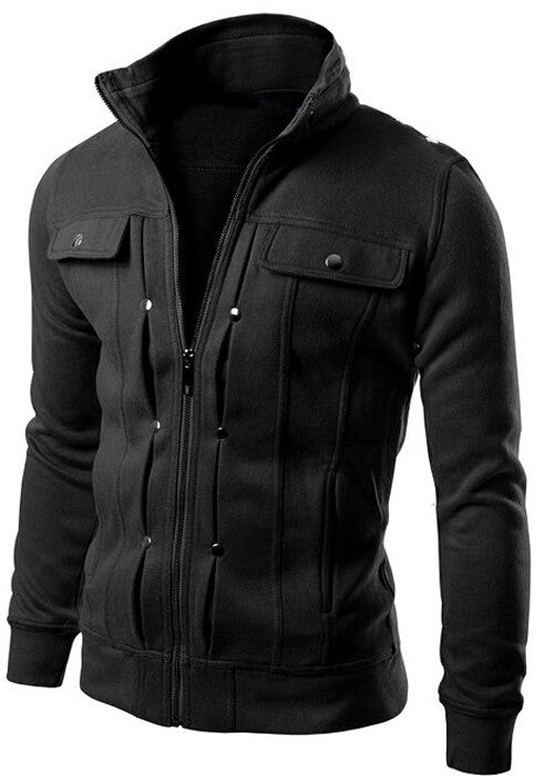 Brand Hoodies Men Sweatshirts Tracksuits Solid Fashion Mens Hoodie Zipper Design Tracksuit Men's Sportswear Winter