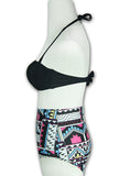 Vintage High Waist Bikini Swimsuit Swimwear Women Bandage Swimsuits Push Up Bikini Set Brand Swimwears Bathing Suit
