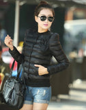 new women ZAB padded jacket to keep warm in winter, ladies fashion, decorative bow, Slim short jacket Outerwear & Padded