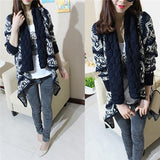 Women Autumn Ladies Knitted Cardigan Casual Outwear Sweater Jacket Coat 
