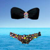 Fishion Sexy Women's Floral Bikini Set Bathing Suit Triangle Swim Suit Swimsuit