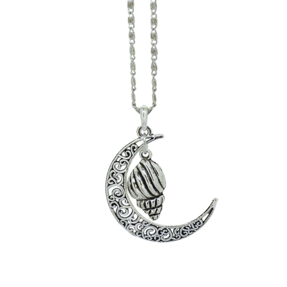 Moon Pendant Necklace Fashion Jewelry vintage Chain Necklace Women Accessories Christmas Gift