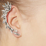 New Fashion stud earings in jewelry sterling silver crystal earings for women one piece