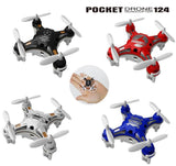 Professional micro Pocket Drone 4CH 6Axis Gyro mini quadcopter With Switchable Controller RTF RC helicopter Toys