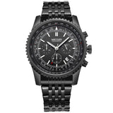MEGIR CHRONOGRAPH 24 Hours Luxury Brand Watch Men Full Steel Watch Analog Display Quartz Men Business Watches Casual Watches