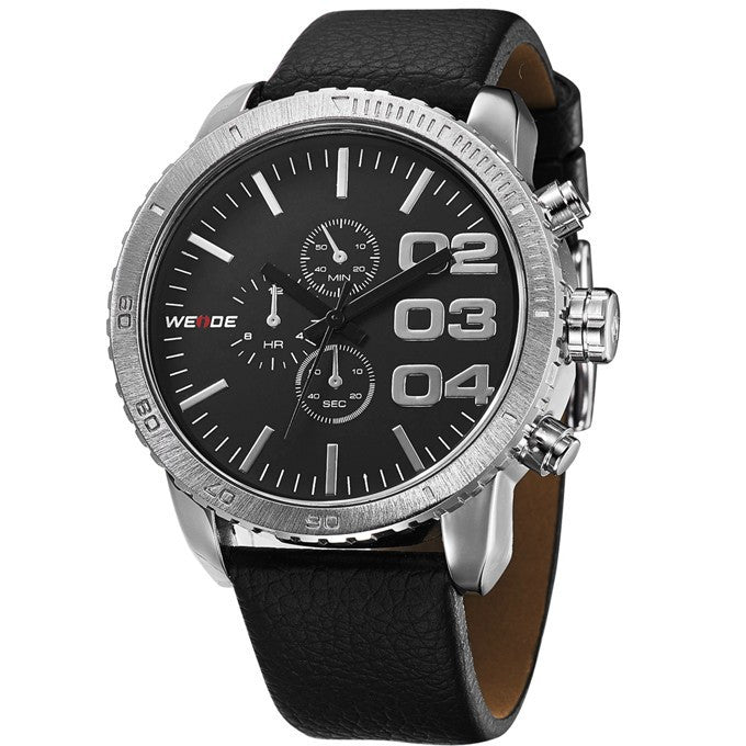 New WEIDE Men's Watch Japan Quartz Watch Luxury Brand 30m Waterproof Dive Fashion Casual Wristwatches