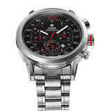 WEIDE Military Watches Men Quartz Sports Watch Luxury Brand Calendar Wristwatches 30m Waterproof Male Clock