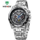 WEIDE Brand Business Casual Style Original JAPAN Movement Quartz Watch 30m Waterproof Men Dress Wristwatches