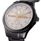 CURREN Men Full Steel Business Watch Men Luxury Brand Sport Watches Analog Display Men Quartz Watch Wristwatch