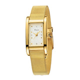 KIMIO New Women Dress Watch Fashion Casual Watch Rectangle Case Analog Display Quartz Watch