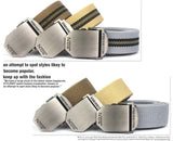 Hot NOS Men Canvas Outdoor Belt Military Equipment Cinturon Western Strap Men's Belts Luxury For Men Tactical Brand Cintos