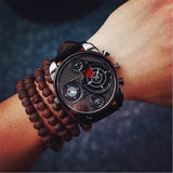 Relogio Masculinos Military Watches Men Sports 2015 New Luxury Brand Watch Clock Leather Casual Watches Men Watch Montre