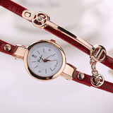 Creative Fashion Wrist Quartz Watches Women Leather Strap Band Popular Watch Shopping Travel Casual Quartz-watch