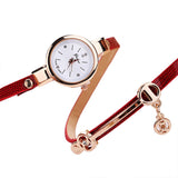 Creative Fashion Wrist Quartz Watches Women Leather Strap Band Popular Watch Shopping Travel Casual Quartz-watch
