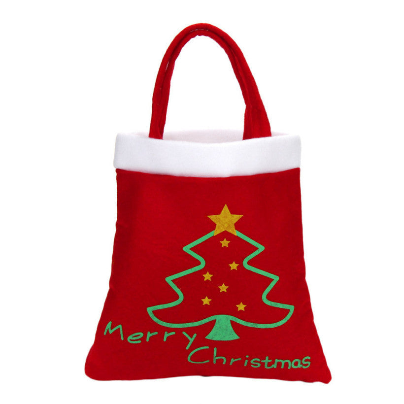 Creative Candy Bag Christmas Supplies Home Children Christmas Tree Gift Candy Bag Merry Christmas Decoration